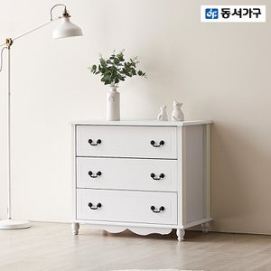 동서가구 [비밀특가]  EDF 화이트 3단 서랍장 DF902428