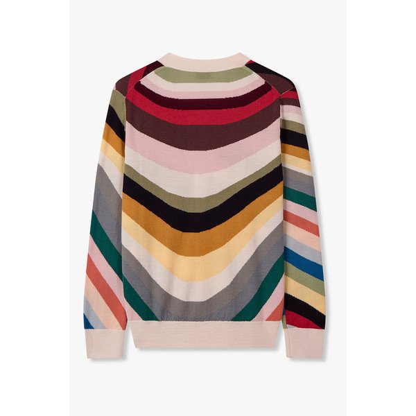 [PS PAUL SMITH] 여성 컬러풀 스트라이프 가디건 5745328003000