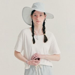 [22HS] WIRE BUCKETHAT - STRIPE