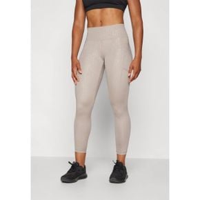 4954525 DKNY HIGH WAIST 7/8 PRINTED FITNESS WITH POCKETS - Leggings driftwood