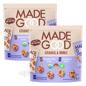 [1+1]메이드굿 그래놀라 미니 믹스 베리 24팩 576g MADEGOOD GRANOLA MINIS VARIETY PACK