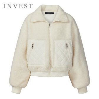 신세계라이브쇼핑 [인베스트] 배색 포인트 뽀글이 점퍼_IN5W1JP1511