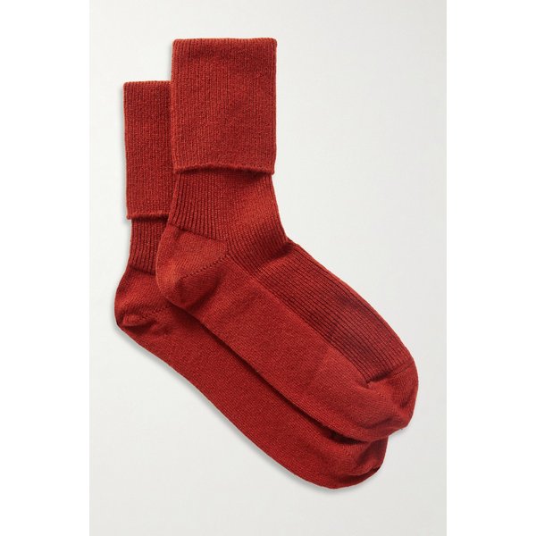존스톤스 오브 엘긴 브릭 리브 캐시미어 양말 46376663162952777