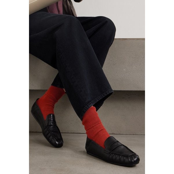 존스톤스 오브 엘긴 브릭 리브 캐시미어 양말 46376663162952777
