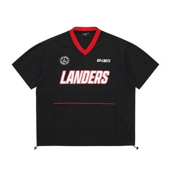 SSG랜더스 블랙 반팔 아노락