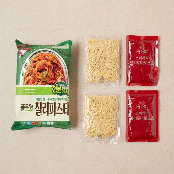 칠리토마토 파스타면 640G