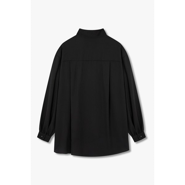 여성 풀라드 카라 크레이프 블라우스 A525303504000