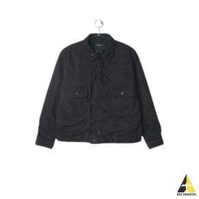 엔지니어드 가먼츠 Trucker Jacket - Black Cotton Bull Denim (23F1D007-N