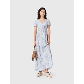 프린트 Bleu Ciel Grosses Fleurs Print MFPRO04898