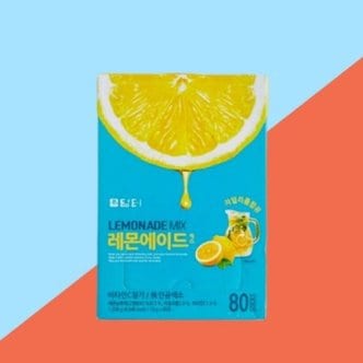 텐바이텐 담터 에이드음료 레몬에이드 믹스 80입 1200g (15g80포)