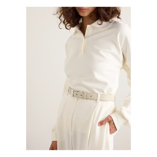 쥬얼 가죽 벨트 오프화이트 1647597349517661