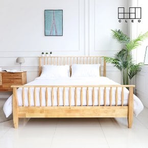 펜즈 고무나무 원목 통깔판 평상형 침대 프레임 SS 슈퍼싱글 CL362