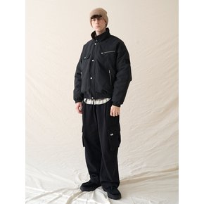 Bomber Padding Work Jacket CSOj-107 (black) [Unisex]