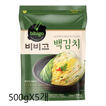 비비고 cj 비비고 백김치 500gx 5 개