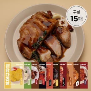 껍질없는 닭다리살 10종 15팩 혼합구성