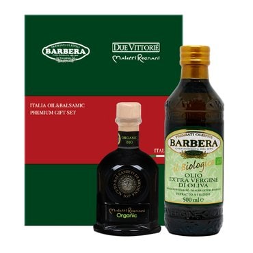 신세계 가공 [바르베라]바이오로지코 올리브오일 500ml + 말레티레냐니 발사믹 유기농 바이오 250ml 세트
