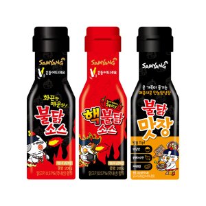  삼양 불닭 핵불닭 맛장 소스 200g 2개 / 무침 비빔 볶음용 매콤새콤 양념