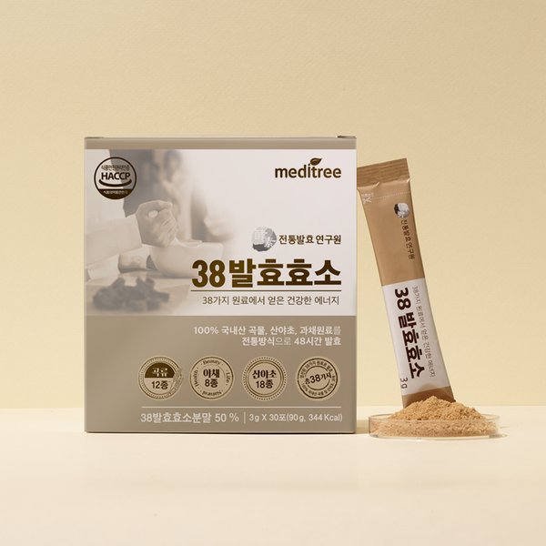 38 발효효소 5박스 / 국내산 곡물 발효효소 식이섬유 유산균 무부형제