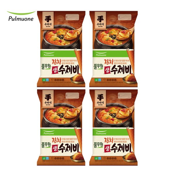 김치 생 수제비 423g X 4봉(8인분)