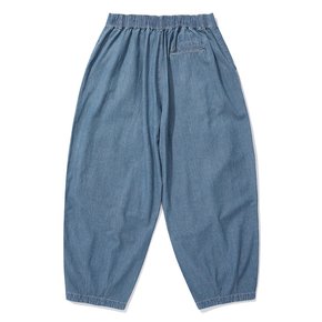 SL-LABEL DENIM WIDE FIT BALLOON PANTS 라이트데님