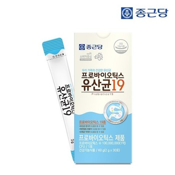 프로바이오틱스 유산균19 30포 1박스/1개월분