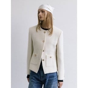 SHINING CLASSIC TWEED JACKET / IVORY