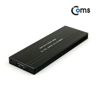 엠지솔루션 [HB678]  Coms USB 외장 케이스(SSD), (M.2) Black