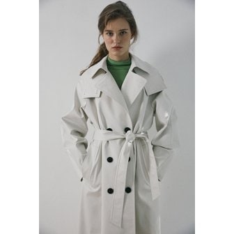 신시얼리준 Hooded Trench Coat(Cream)