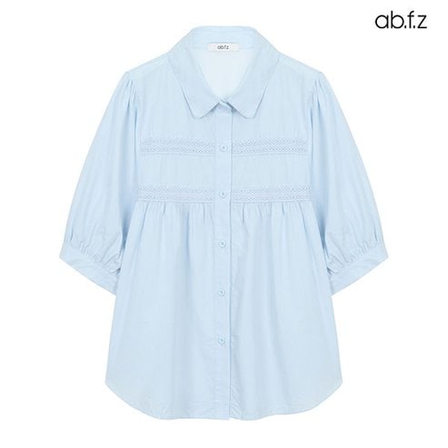 ab.f.z [ab.f.z/신상] 러블리 카라넥 레이스 블라우스 (AFZ5MB46A)
