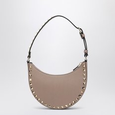 [해외배송] 발렌티노 푸드르 컬러드 가넷 가죽 락스터드 미니 호보 백 6W2P0AI7VSH P45