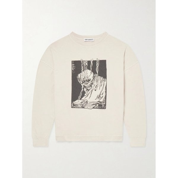 아워레가시 슬랙 프린트 코튼 블렌드 저지 맨투맨 46376663162960678