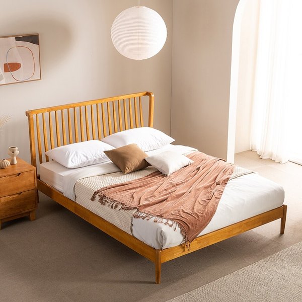 리나 베이직 고무나무원목 침대프레임 슈퍼싱글 SS