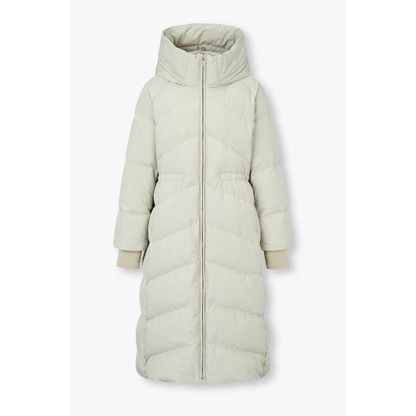 투웨이 스트링 다운 롱 코트 7215417X01138