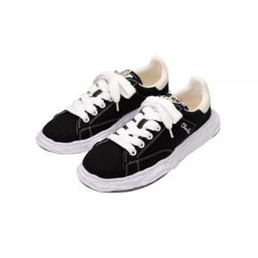 찰스 OG 솔 캔버스 로우탑 스니커즈 (A12FW703 BLACK)
