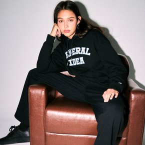 UNISEX 베이직 로고 후드 티셔츠 [BLACK] / SBC3U02008