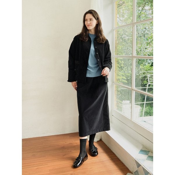 코듀로이 자켓 블랙 250901BK