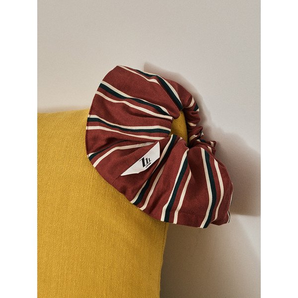 지지 스크런치 버건디 (21수)