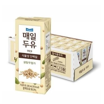  매일두유 99.9 무설탕 190ml 24팩