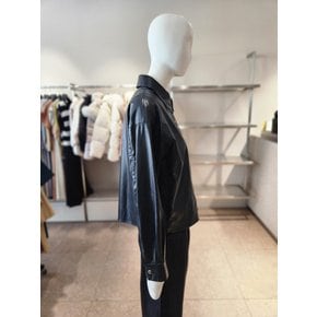 [여주점] [나이스클랍] 자켓형 페이크 레더 셔츠 A254PWL901