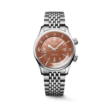 론진 레전드 다이버 테라코타 다이얼 39MM L3.764.4.96.6