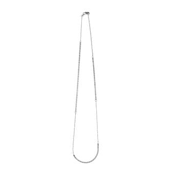 페르테 피아토 화이트 네클리스 50cm, Piatto White Necklace 50cm, 14k white gold