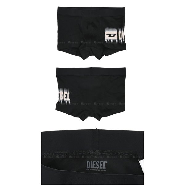 [부산점] 로고 웨이스트밴드 A19391 0LKCY E3784 디젤 박서 쇼츠 3팩 1세트 언더웨어 브리프 팬티
