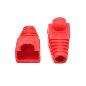 조이쿨 RJ-45 통부트 덮개형 보호캡 (레드)10개 JC533-4