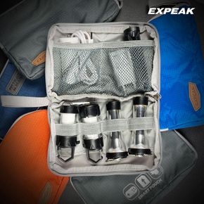 엑스피크 트래블 스마트케이스 여행 캠핑 파우치 캐이블보관 랜턴파우치..