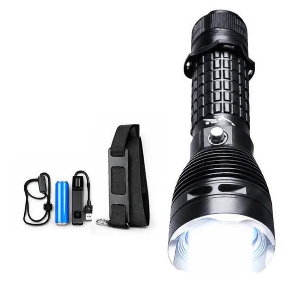 확대된 대표 울브스 9000루멘 대형 딥 반사컵 XHP160 LED 수중랜턴 스컬9000 풀세트