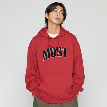 모데스티 MDST Logo Hoodie Wine