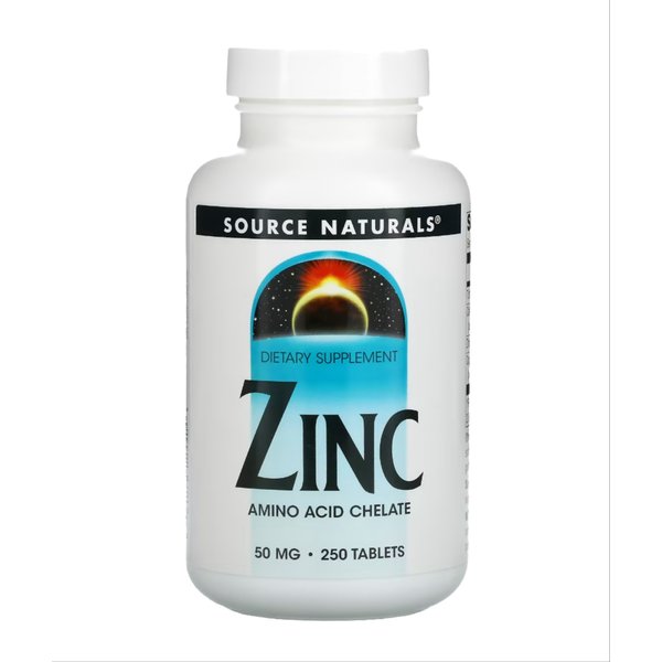 소스 내추럴스 징크 아연 50mg 250타블렛 소스내추럴 아연