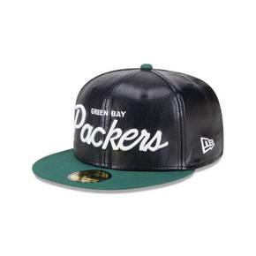 [해외] 1067497 NFL [그린베이 패커스] Faux Leather Crown 59FIFTY Fitted Hat