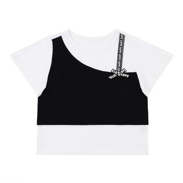 티파니 BK 골지 뷔스티에 티/T52KCT020 W1