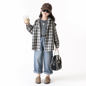 간절기 데일리 체크셔츠